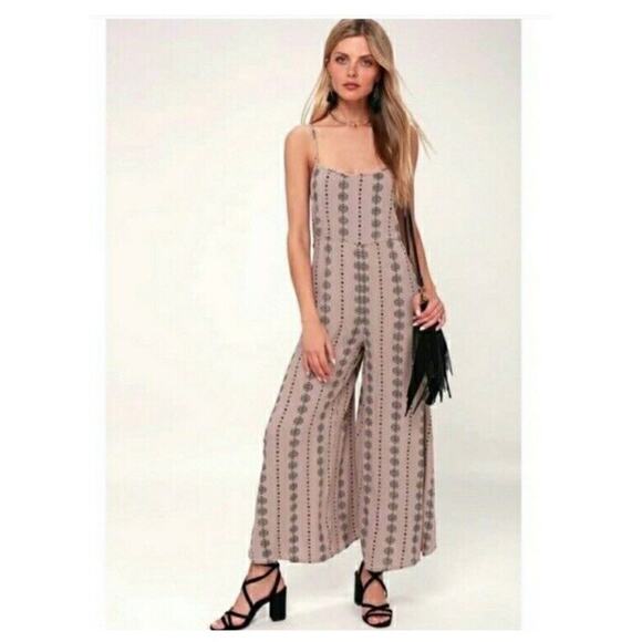 O'Neill Pants - O’Neill Wide Leg Women’s Spaghetti Strap Jumpsuit Purple Lavender Small‎